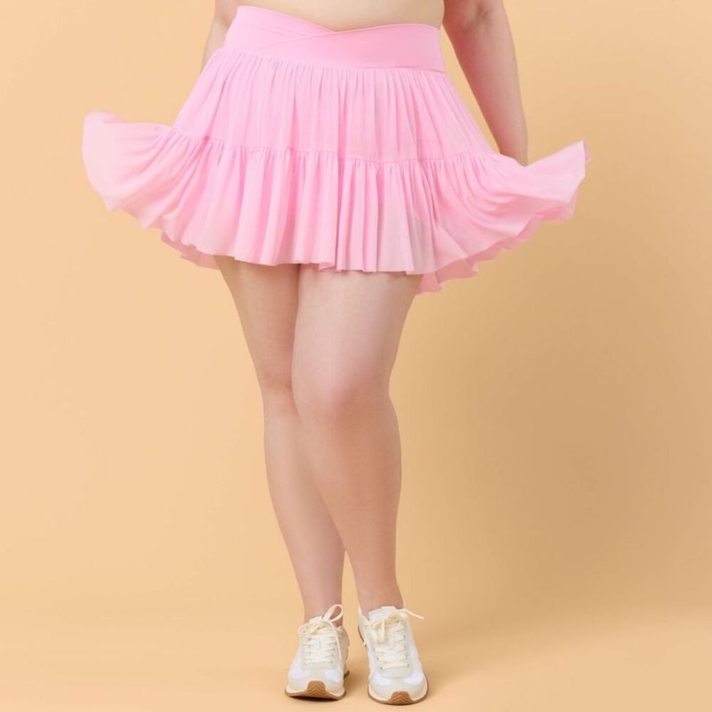 Blogilates Women's Mommy & Me Ballerina Skort - Light Pink 3X